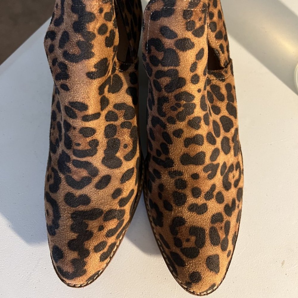 Leopard Print Booties
